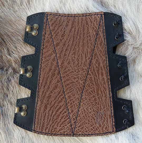Armbeschermer two tone leer