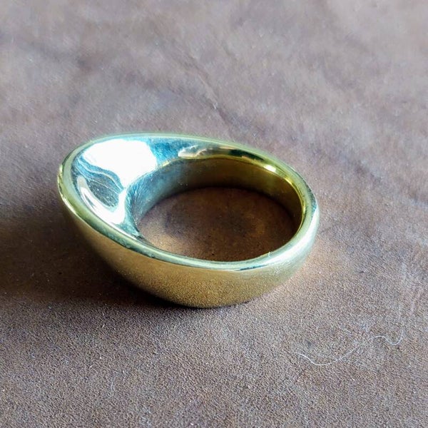Ottomaanse/Turkse duimring Messing