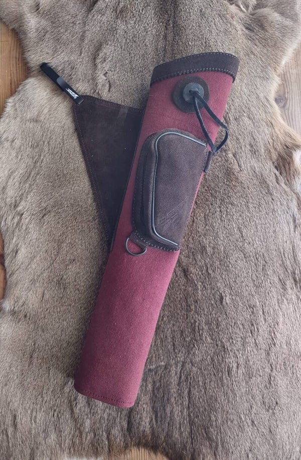 Zij Quiver Textiel Rood