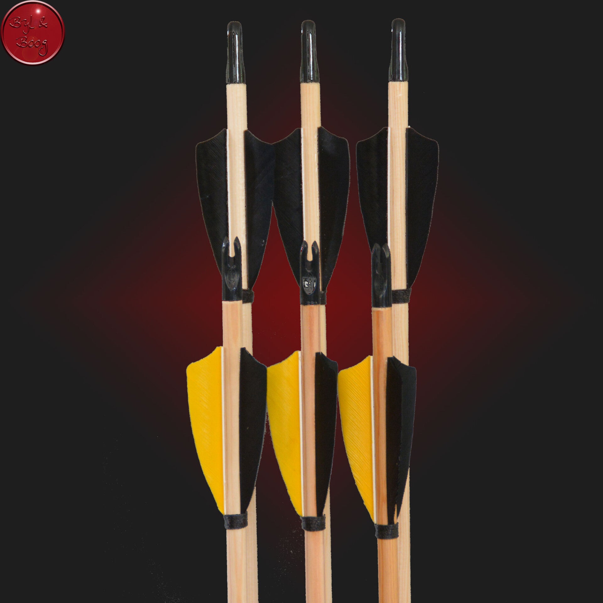 Set van 6 pijlen 50-55 LBS 11/32 inclusief veldpunt