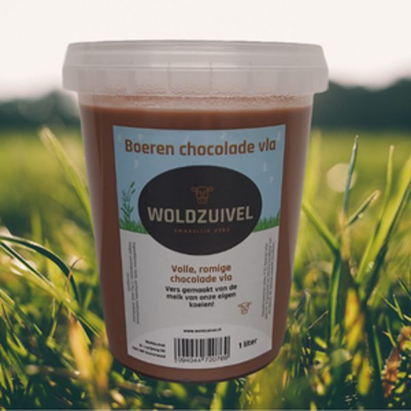 Boeren chocolade vla