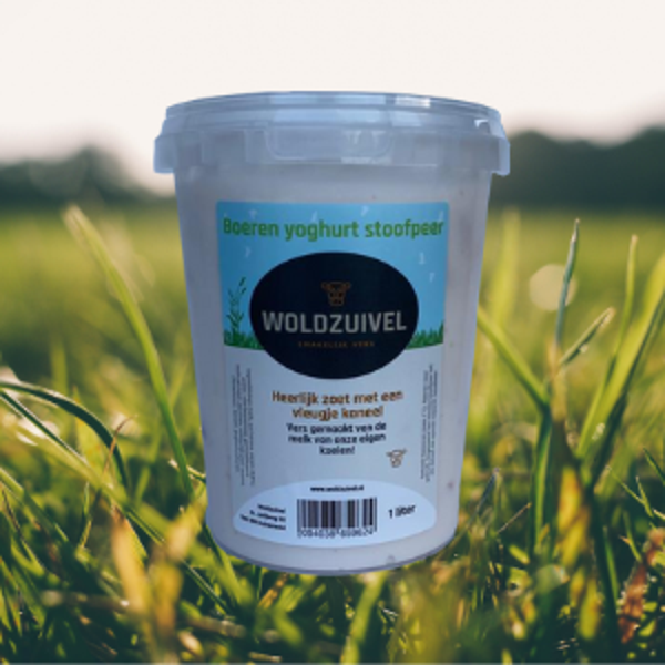 Stoofperen yoghurt