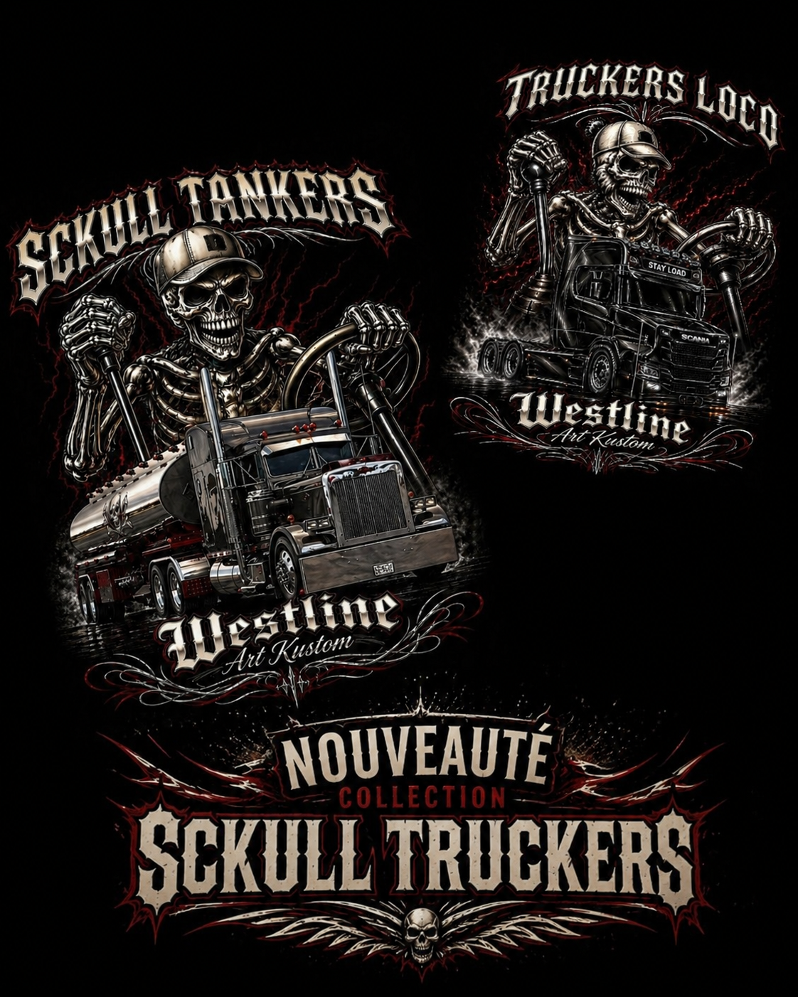 Collection Sckull Truckers   Sckull tankers / Truckers loco