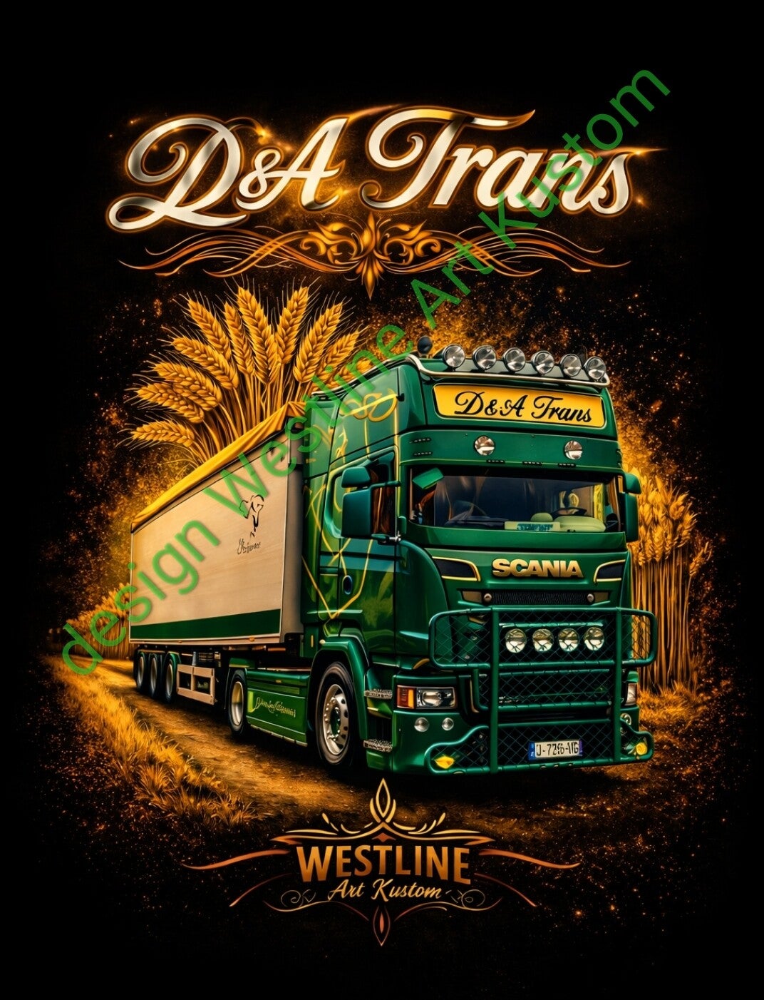 Collection D&A Scania vert