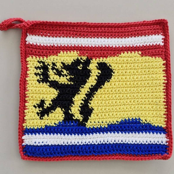 Haakpatroon  pannenlap Zeeuws Vlaanderen