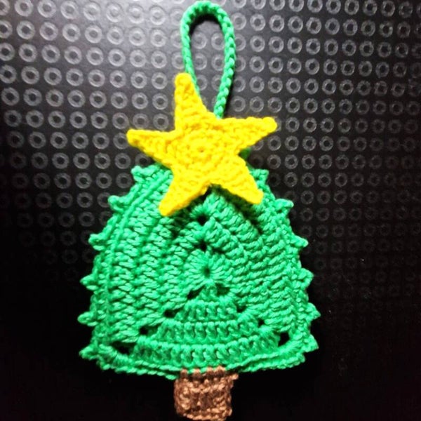 Haakpatroon kerstboomhanger