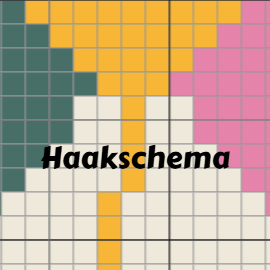 Haakschema voor intarsia haken met meerdere kleuren