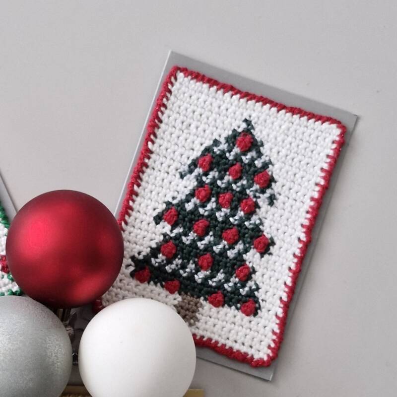 hakpatroon beginners voor kerst