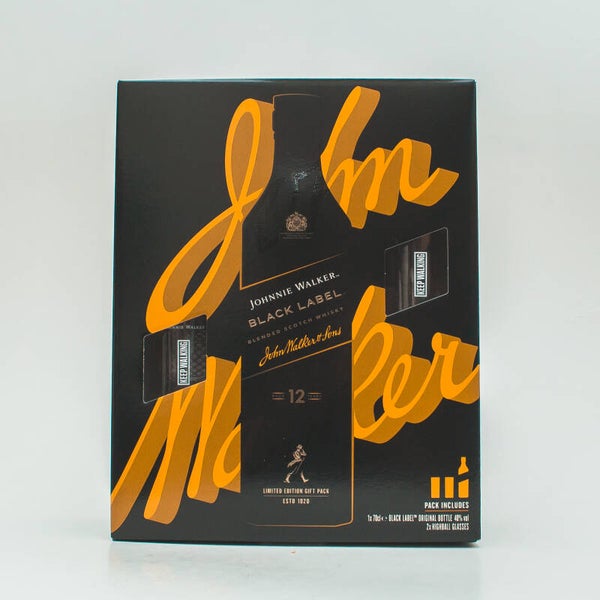Johnnie Walker 12 Years - Black Label Gift Pack