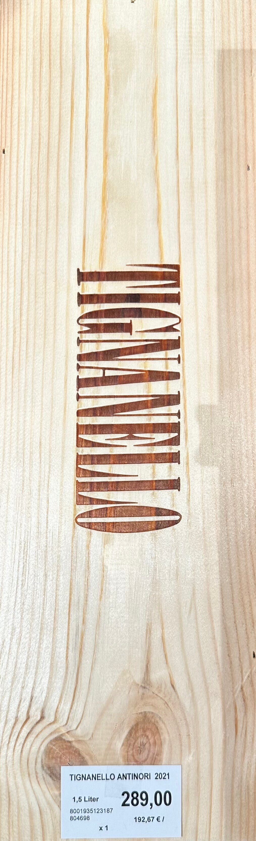 Tignanello Antinori 2021 - houten kist