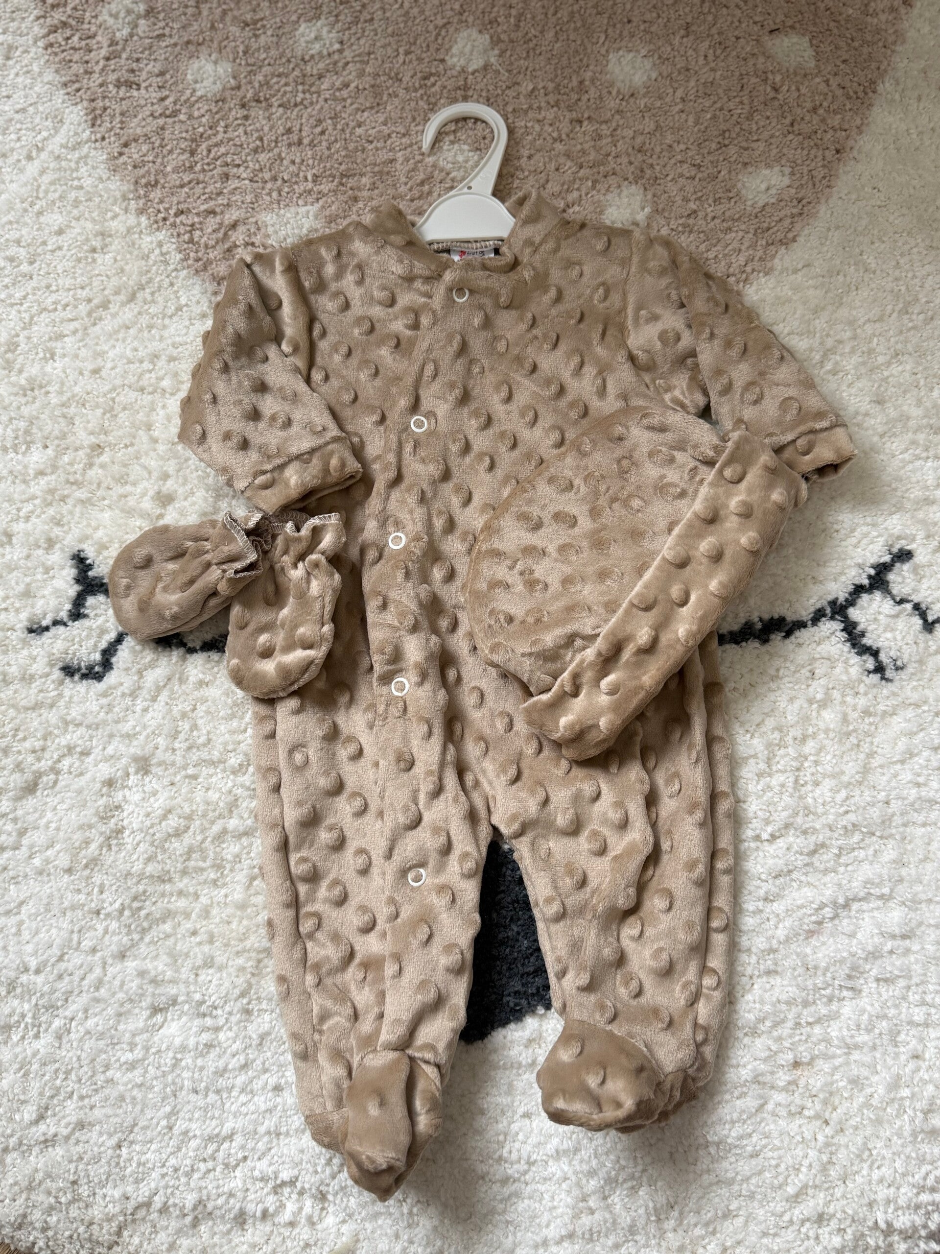 🤎 Pyjama bébé en minky – douceur et confort absolus 🤎