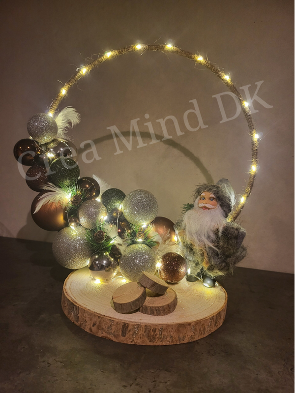 Kerst bordeaux/kerstman