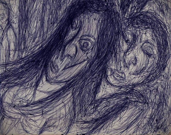 1990.Blue couple
