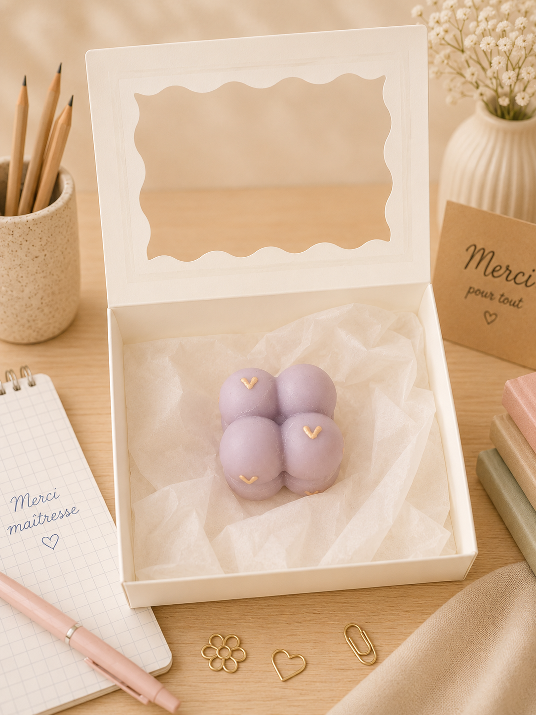Fondant parfumé Cœur Cubes
