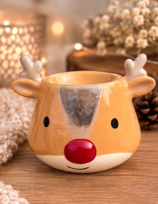 🦌 Brûle-parfum Renne de Noël
