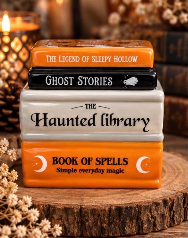 📚 Brûle-parfum Haunted Library
