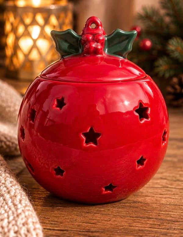 🎄 Brûle-parfum Boule de Noël