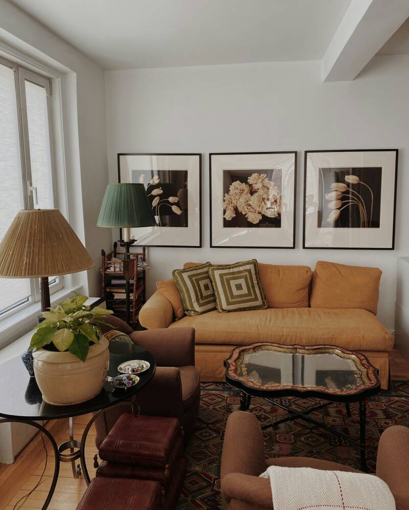Petit salon encombré