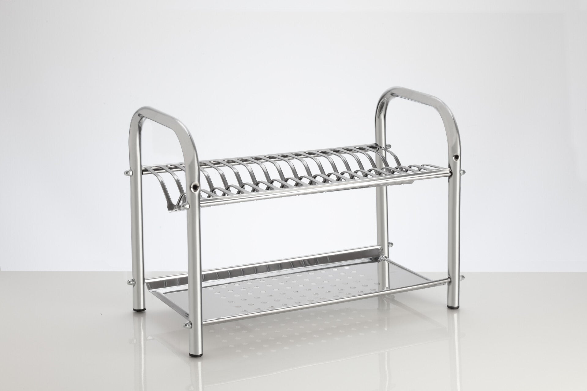 Scolapiatti da appoggio cm 60 in acciaio inox aisi 430 senza vasca