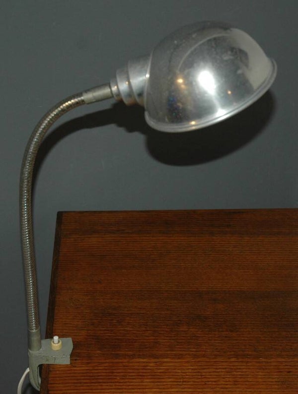 Lampada GCME da scrivania attacco morsetto  Italia, prima metà anni '60