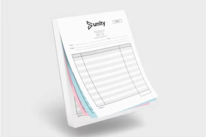 Doordrukblokken bedrukken Reclame Ninove 