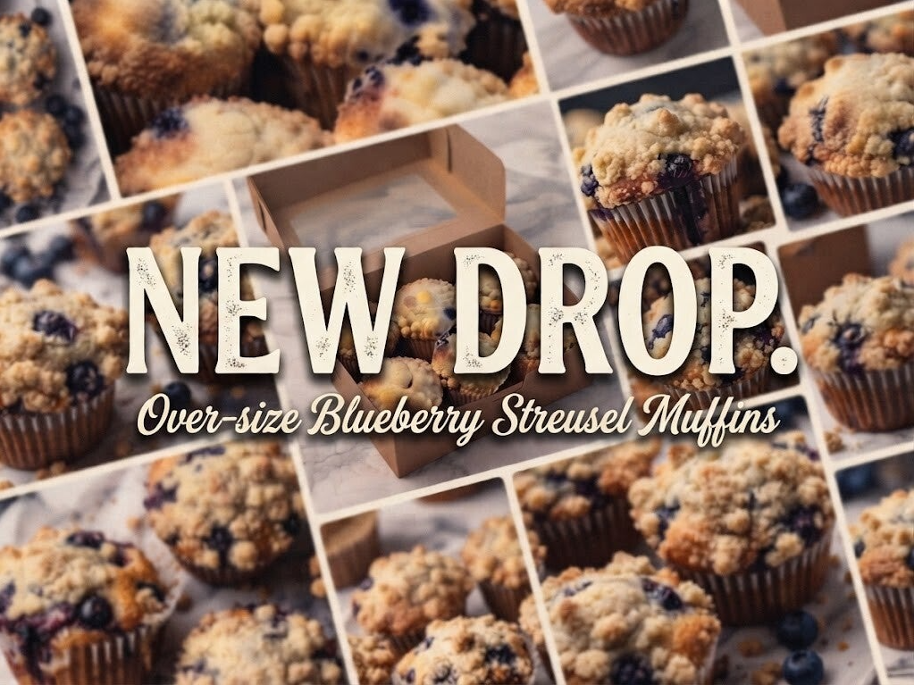 Blueberry Streusel Muffins