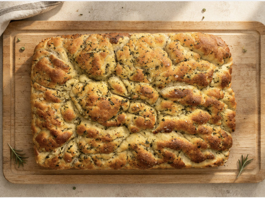 Italian Herb & Sea Salt Focaccia