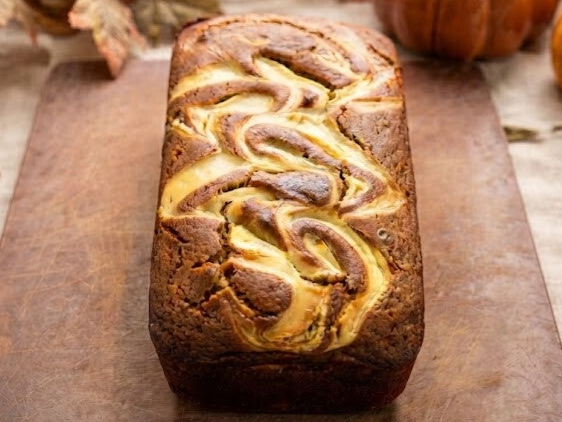 Pumpkin Cream Cheese Bread