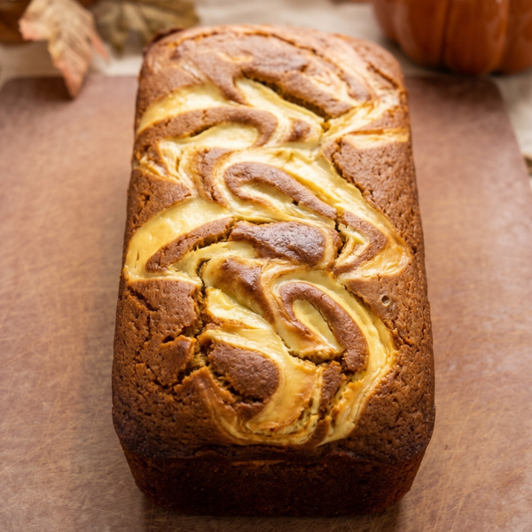 Pumpkin Cream Cheese Bread
