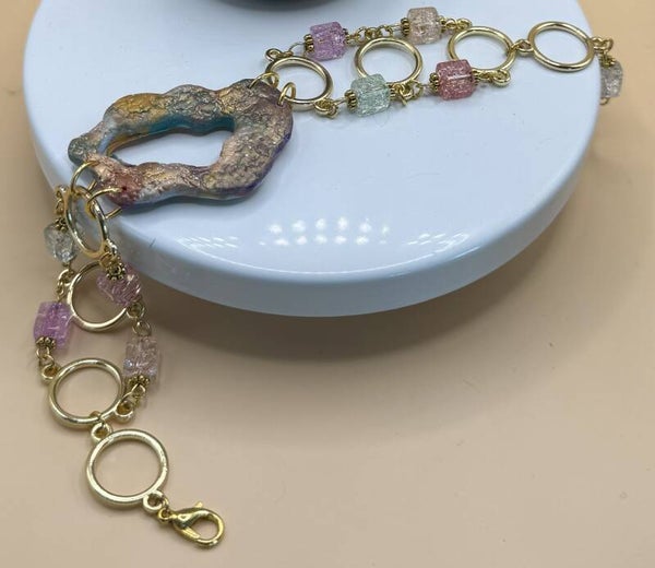 Circle Nugget Bracelet