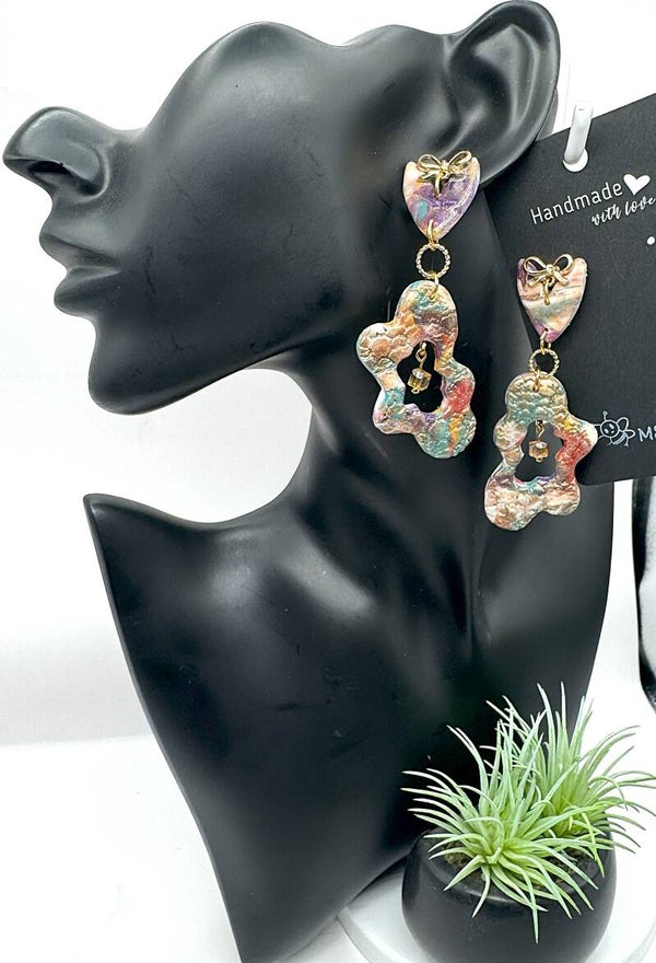Nugget Heart Earrings