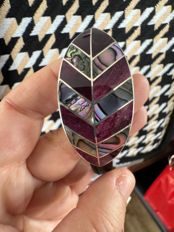 Peruvian Inlay Abalone Bracelet