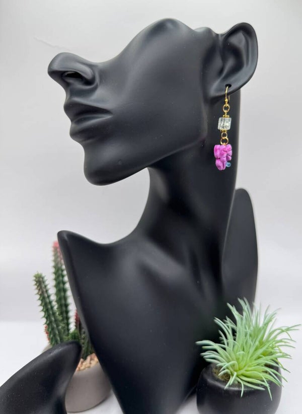 Pink Mini Bow Earrings