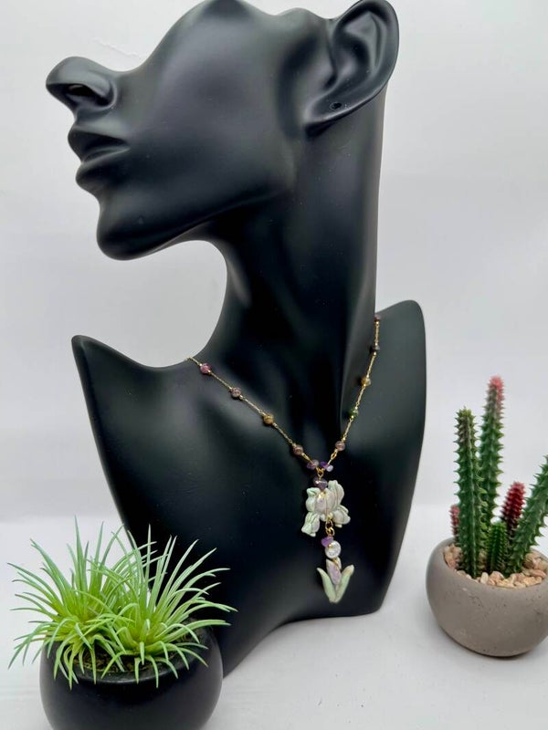 Iris Bead Necklace