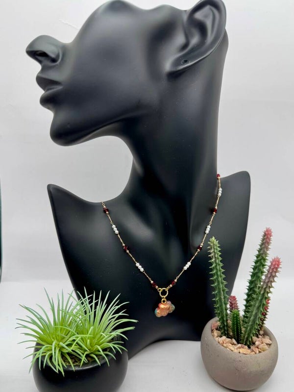 Mini Nugget Bead Necklace