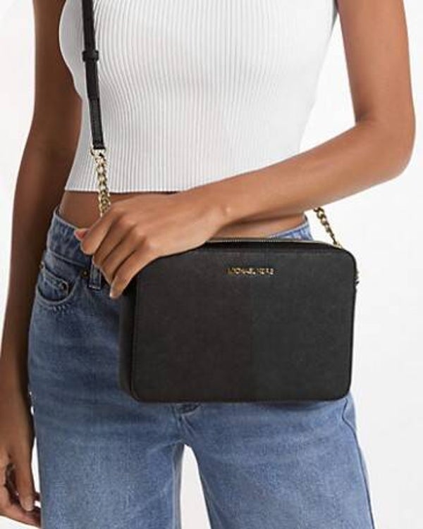 Michael Kors Jet Set Crossbody Bag in Black