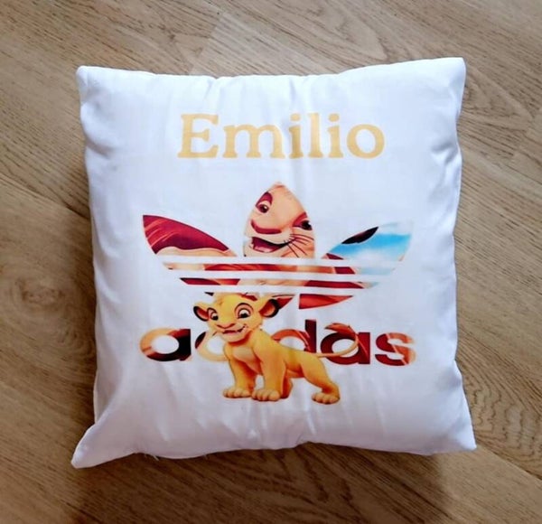 Coussin Simba avec Prénom