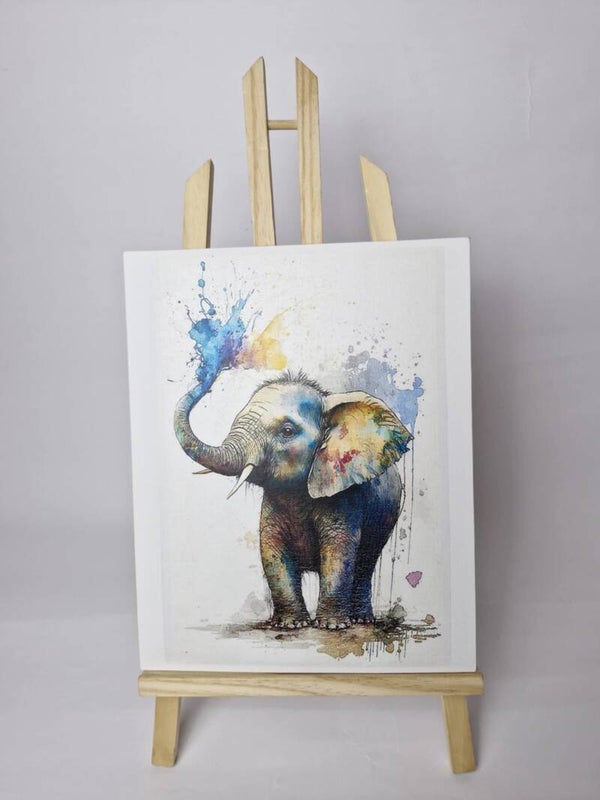 Eléphant peinture
