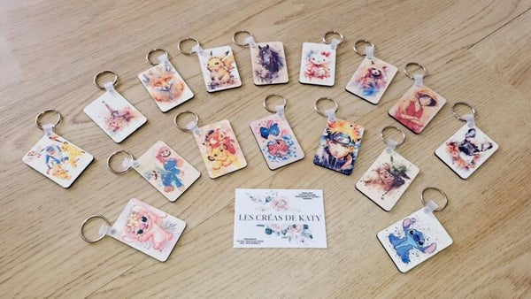 Porte-clés personnages