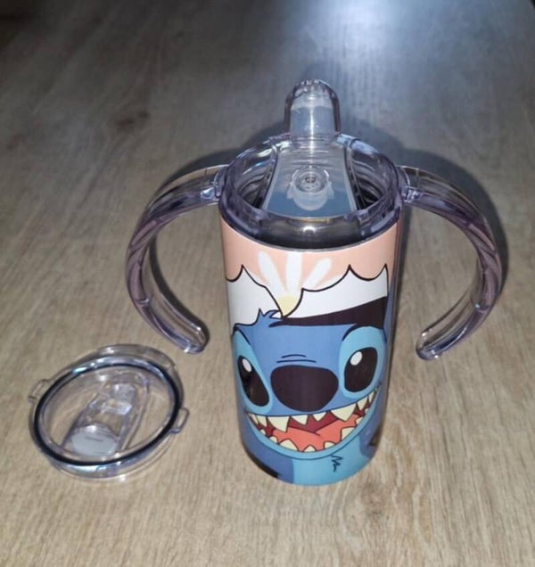 Thumblers bébé Stitch fleuri