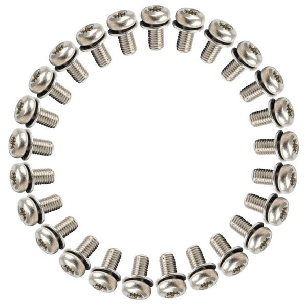 ANP BOUT M5X10 TORX M/PLAAT RVS DS A 25