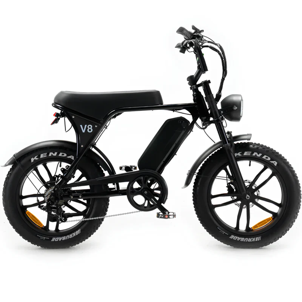 OUXI V8 3.0 Fatbike - Zwart - Hydraulische Remmen