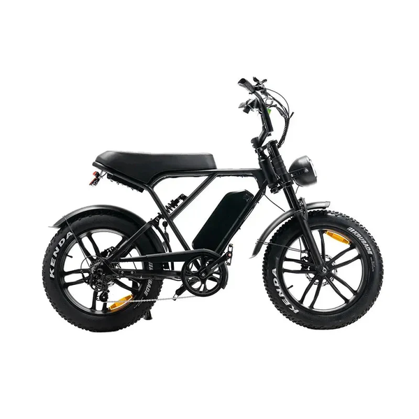 OUXI H9 Fatbike - Zwart - Hydraulische Remmen