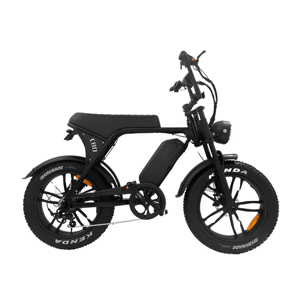 OUXI V8 6.0 (C80) Fatbike - Zwart - Hydraulische Remmen