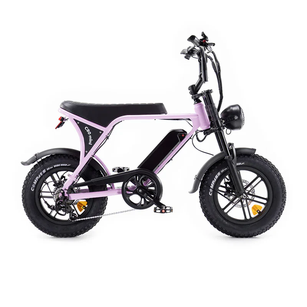 OUXI C80 Mini Fatbike - Roze - Hydraulische Remmen