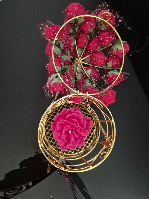 Cage en fleur bougie 🕯️🌸✨ #Fleur #Bougie #Cage