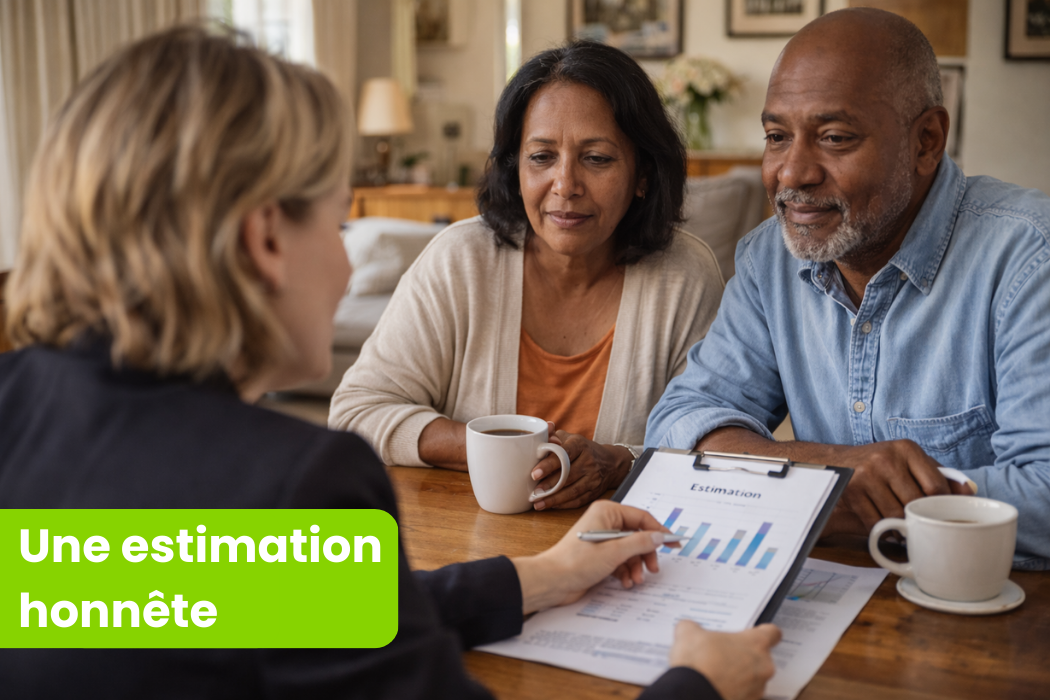 Explication d’une estimation immobilière à des vendeurs à Terville