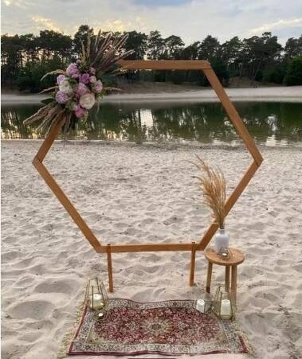 Houten Backdrop (met verhoogde poten)