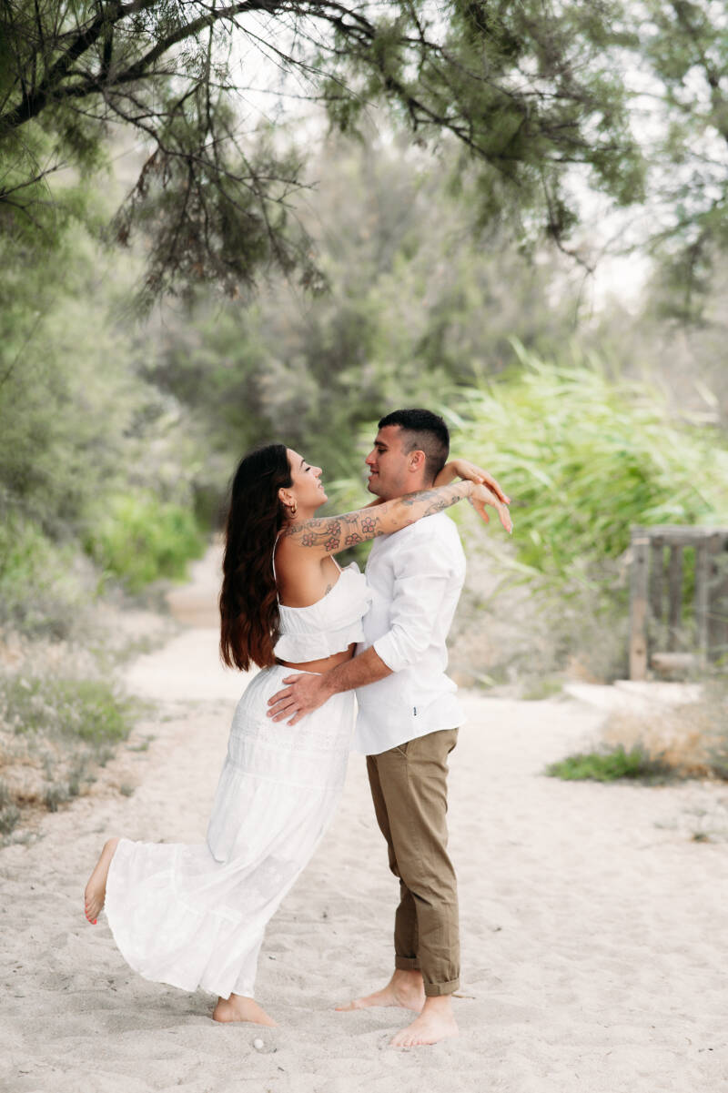 servizio prematrimoniale colline Ascoli Piceno tramonto Marche