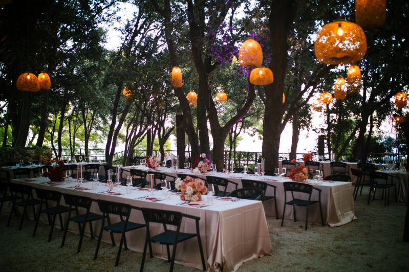 dettagli eleganti Casacon Sirolo evento di lusso Marche